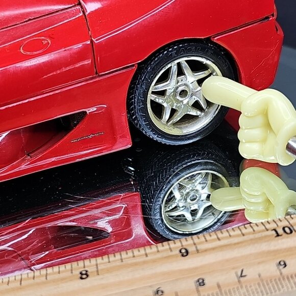 Bburago 1/18 Scale Diecast Ferrari F50 Hard Top 1995 Red Needs Detailing ITALY - Picture 16 of 16